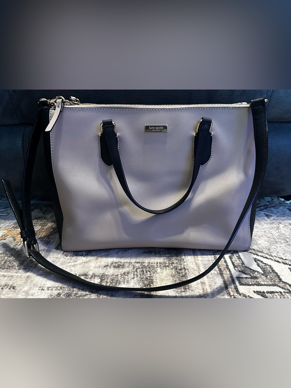 kate spade leighann laurel way leather satchel